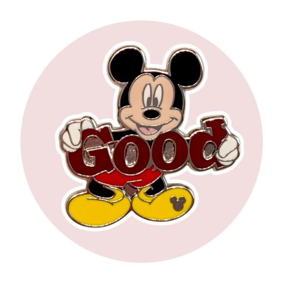 Mickey Mouse Disney Pin: Good Sign - Picture 1 of 2